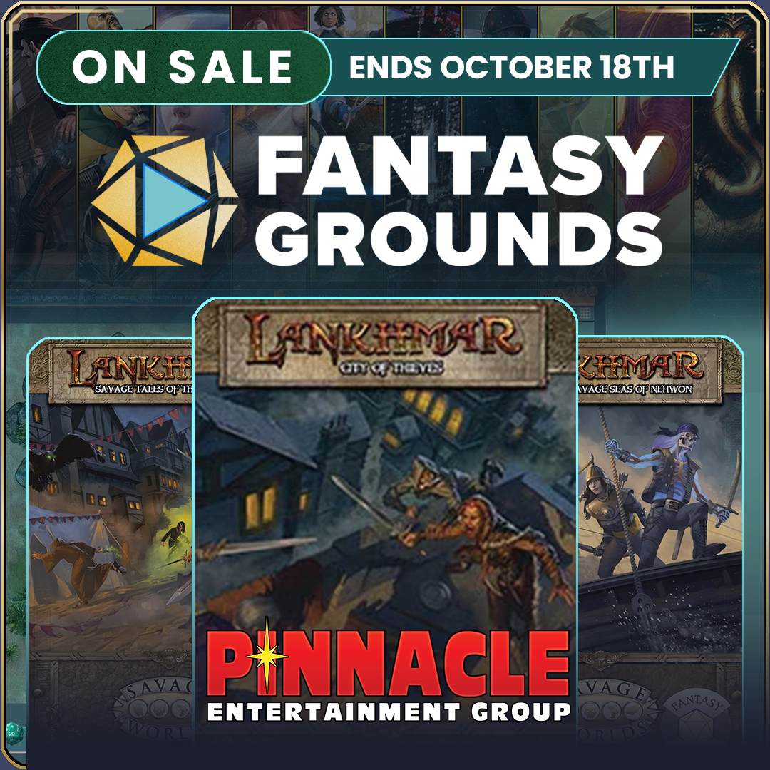 Lankhmar for Savage Worlds On Sale for 25% OFF on Steam & Fantasy Grounds