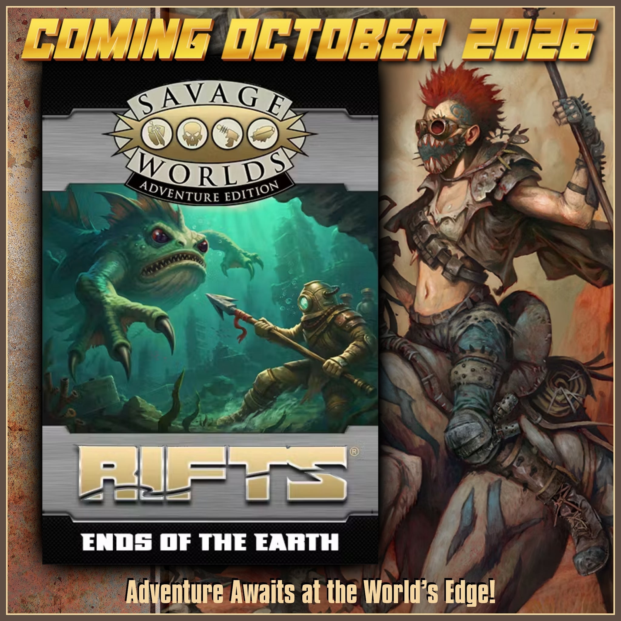 Explore the Ends of the Earth in Our Next BackerKit Campaign for Rifts® for Savage Worlds