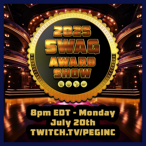 2025 SWAG Award Show – LIVE on Twitch Next Monday at 8pm