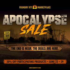 Save On Select Apocalyptic Savage Worlds Products for Foundry VTT