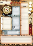 50 Fathoms Character Sheet