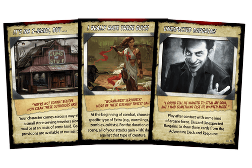 Savage Worlds Adventure Deck Promo Pack: Deadlands Noir