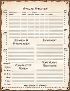 Deadlands: Classic Form-Fillable Character Sheet