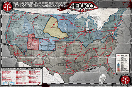 Deadlands Noir Combat Map: Hexaco (PDF)