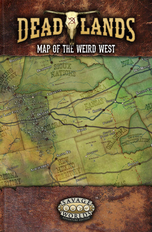 Deadlands: The Weird West Poster Map - Print + PDF