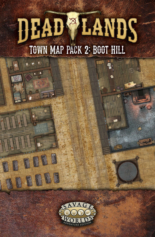 Deadlands: the Weird West Map Pack 2: Boot Hill - Print + PDF