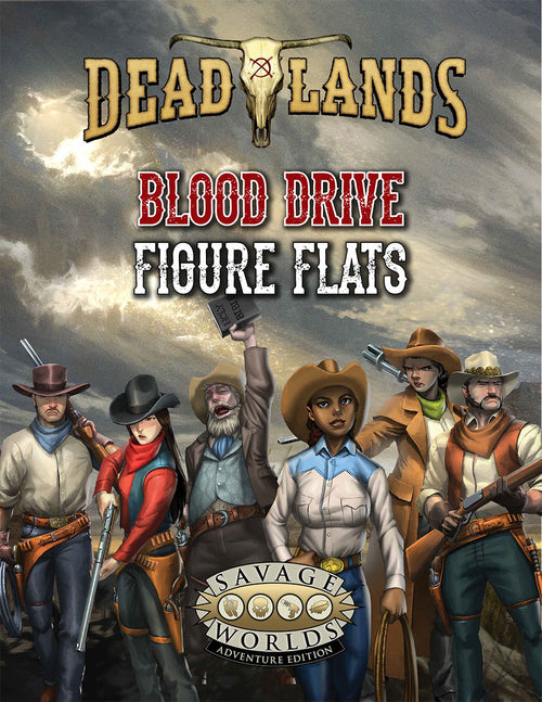 Deadlands: Blood Drive Pawns + Figure Flats - Print + PDF