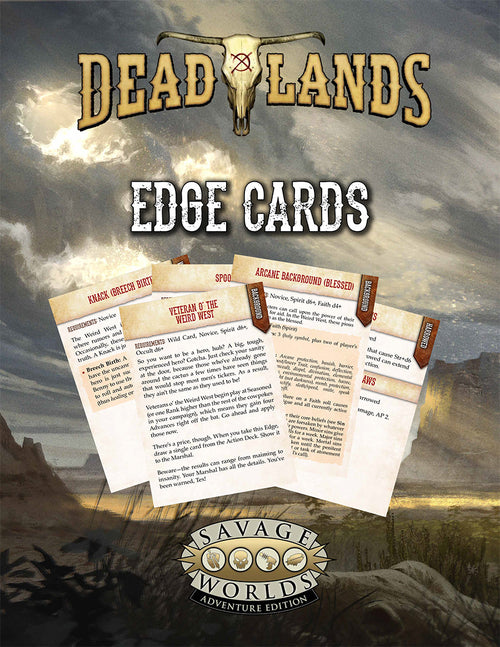 Deadlands Edge Cards - Print + PDF
