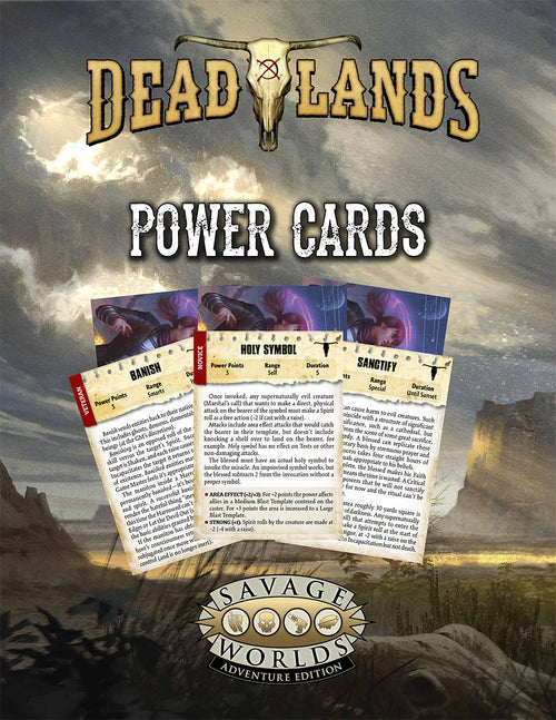 Deadlands: the Weird West Powers Cards - Print + PDF