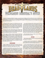 Deadlands: The Weird West - Wildcards Marshal's Notes (PDF)