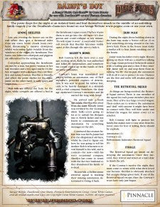Deadlands Classic One Sheet - Daddy's Boy