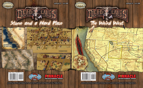 Deadlands: Stone and a Hard Place Poster Map
