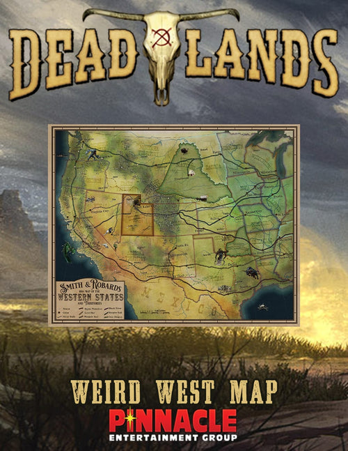 Deadlands: the Weird West Map of the Weird West - DIY VTT