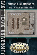 East Texas University Map: Pinebox Businesses (PDF)