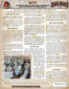 Deadlands Classic One Sheet - Envy