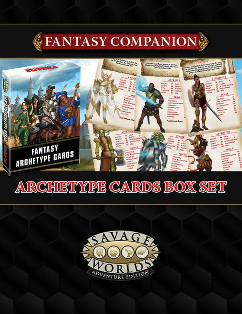 Fantasy Archetype Cards Standard Boxed Set - Print + PDF