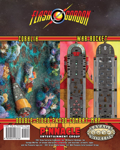 Flash Gordon™ Combat Map 2: Coralia + War Rocket