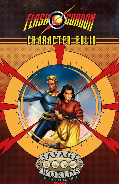Flash Gordon™ RPG: Character Folio Regular &amp; Form-Fillable #SWADE (PDF)