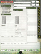 Hell on Earth: Reloaded Character Sheet (PDF) - Form-Fillable