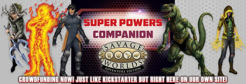 Super Powers Companion (SWADE) - Print + PDF