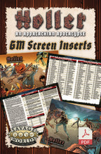 Holler: An Appalachian Apocalypse - GM Screen &amp; Adventure - GM Screen Inserts PDF