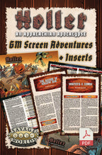 Holler: An Appalachian Apocalypse - GM Screen &amp; Adventure - GM Screen Inserts + Adventure PDFs