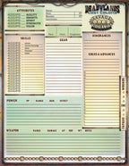 Deadlands: Lost Colony - Character Sheet (PDF)