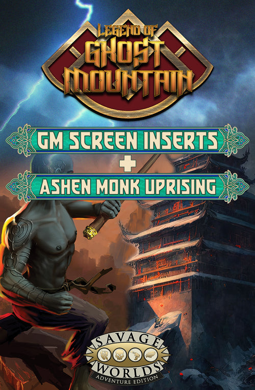Legend of Ghost Mountain GM Screen + Adventure - GM Screen Inserts + Adventure PDFs