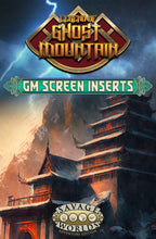 Legend of Ghost Mountain GM Screen + Adventure - GM Screen Inserts PDF