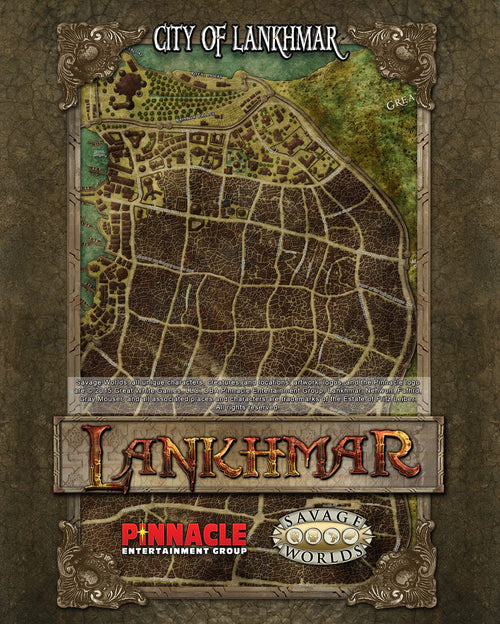 Lankhmar / Nehwon Poster Map
