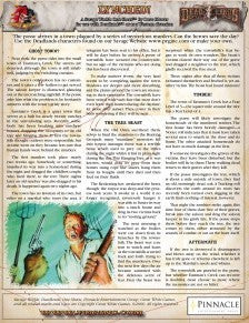 Deadlands Classic One Sheet - Lynched