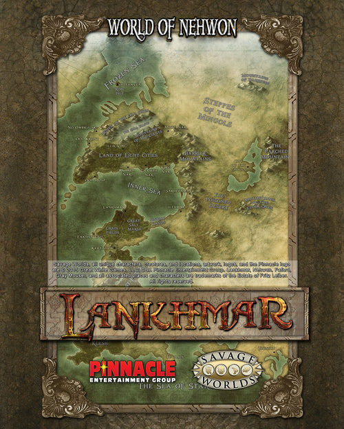 Lankhmar / Nehwon Poster Map (PREORDER)