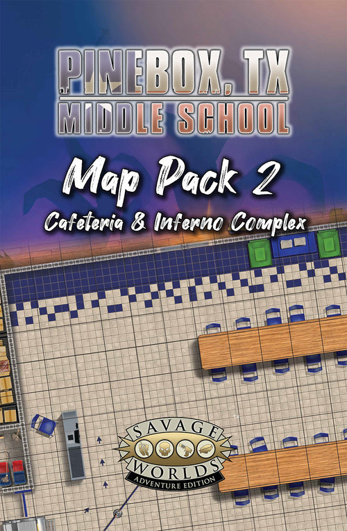Pinebox Middle School Map Pack #2 - Cafeteria/Inferno Complex - PDF