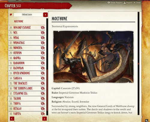 Pathfinder® for Savage Worlds Companion - Foundry VTT