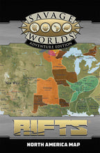 Savage Rifts® Revised Map of North America - PDF