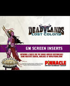 Deadlands: Lost Colony GM Screen Inserts (PDF)
