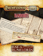 Pathfinder® for Savage Worlds: Rise of the Runelords! Handouts (6 Sheets) - Free PDF!