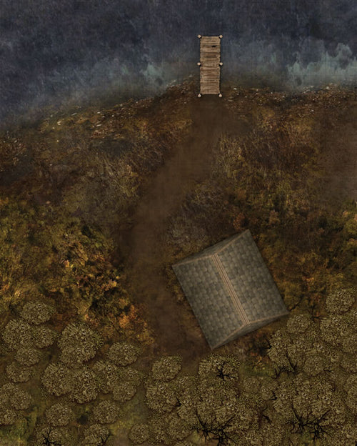 Deadlands Noir Combat Maps: Mississippi Bayou & Bayou Cabin