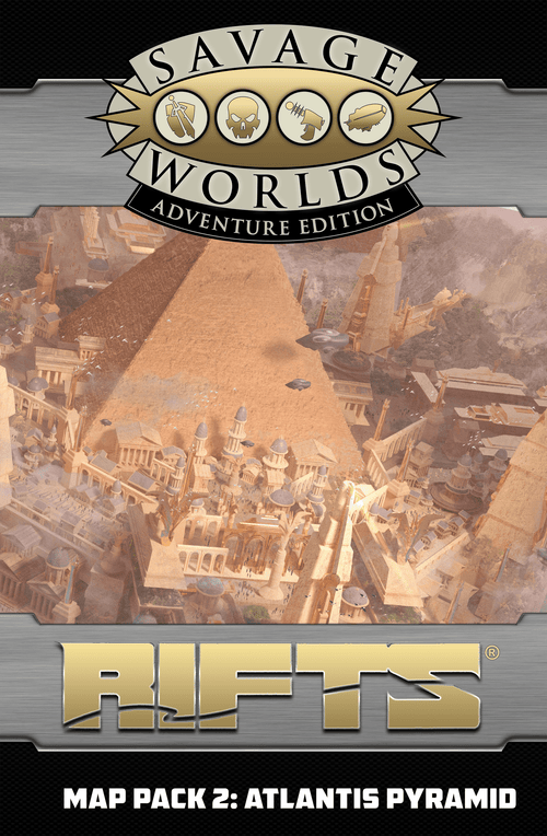 Rifts® for Savage Worlds Map Pack 2: Atlantis Pyramid - Print + PDF