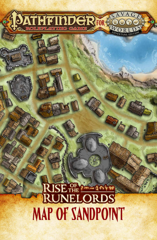 Pathfinder® for Savage Worlds: Rise of the Runelords! - Map of Sandpoint (PDF)