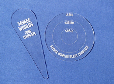 Savage Worlds Blast and Cone Templates (SWADE)