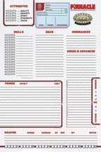 Super Powers Companion Character Sheet - SWADE