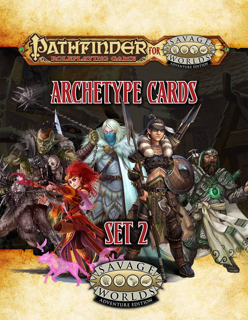 Pathfinder® for Savage Worlds Archetype Cards Set 2 - Print + PDF