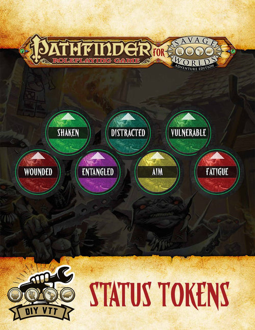 Pathfinder® for Savage Worlds Status Tokens - DIY VTT
