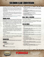 Solomon Kane Conversion for Adventure Edition (PDF) SWADE