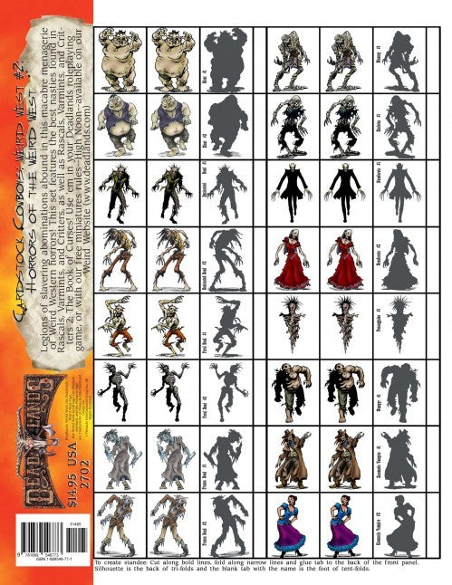 Deadlands: Horrors of the Weird West Figure Flats - PDF