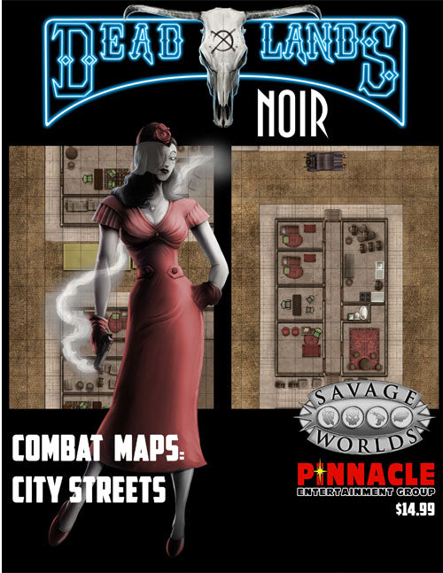 Deadlands Noir Combat Maps: Offices / Warehouse &amp; Theatre