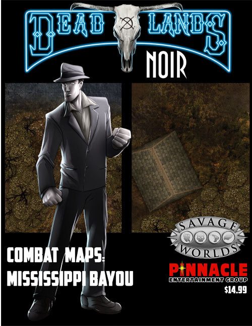Deadlands Noir Combat Maps: Mississippi Bayou &amp; Bayou Cabin