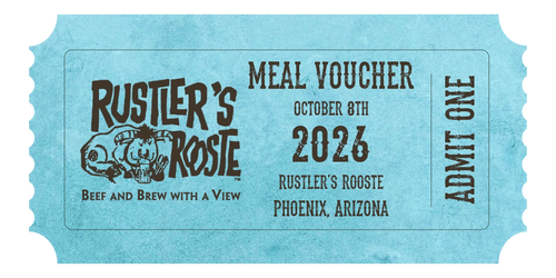 Rustler's Rooste Meal Voucher - THURSDAY