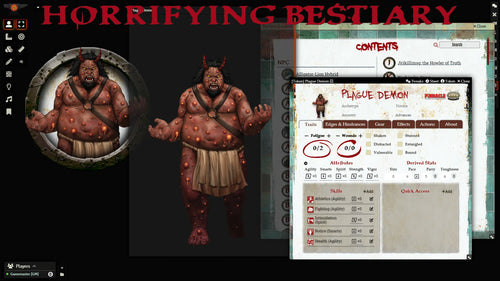 Horror Companion (SWADE) - FoundryVTT